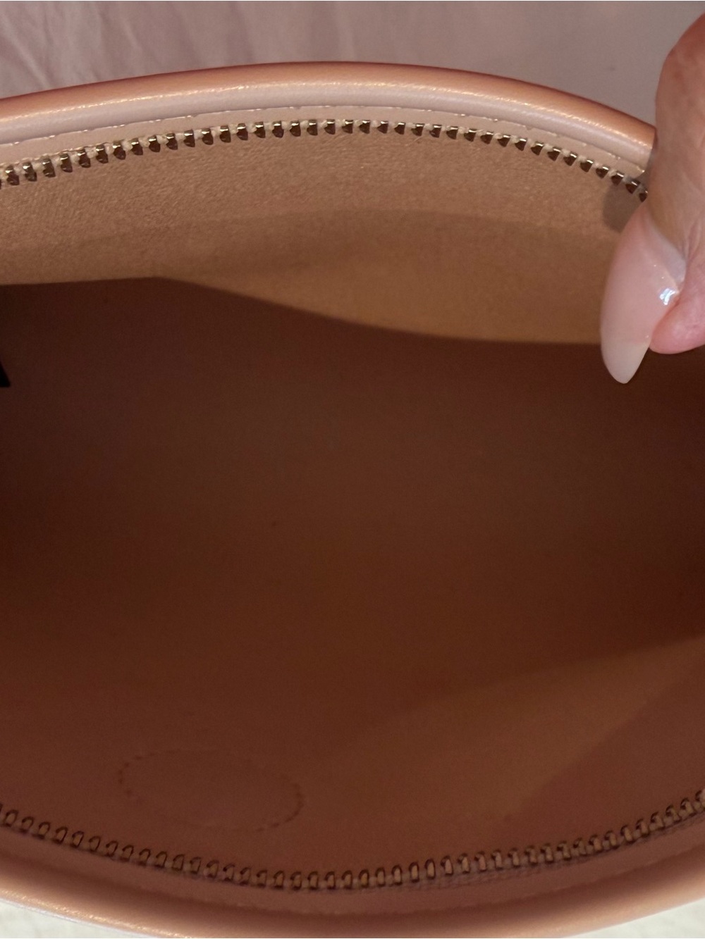 LARGE PINK AND BEIGE KAOS MINI TOTE BAG WITH TOILETRY BAG - Picture 7 of 7